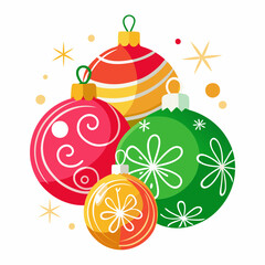 Christmas balls and decorations