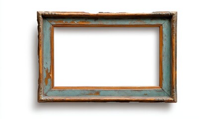 Vintage Empty Frame with Weathered Look, perfect for showcasing your artwork, photography, or memories. This frame is a great way to add a touch of rustic charm to your home decor. It is a symbol of h