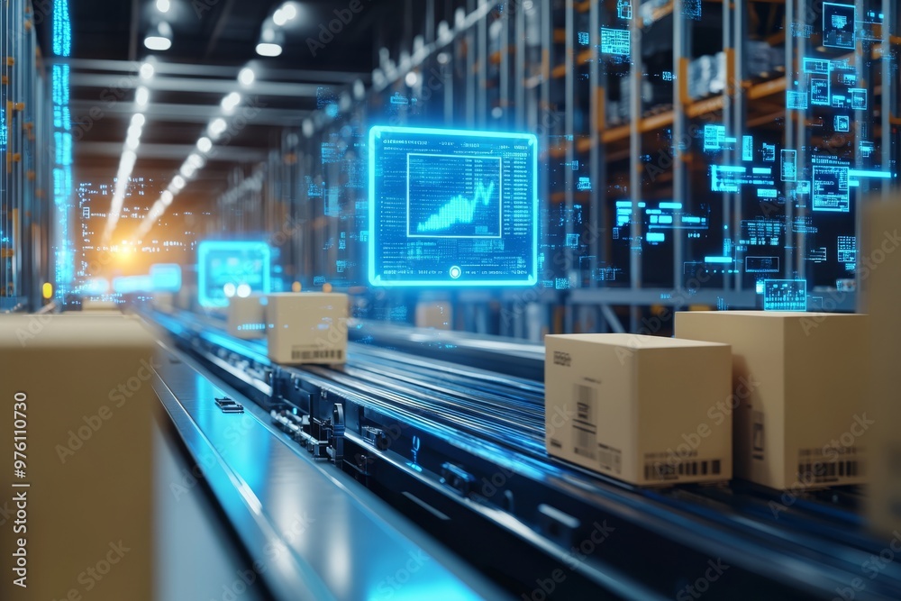 Poster explore how augmented reality is transforming package delivery and logistics by boosting efficiency 