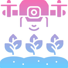 Drone farm icon