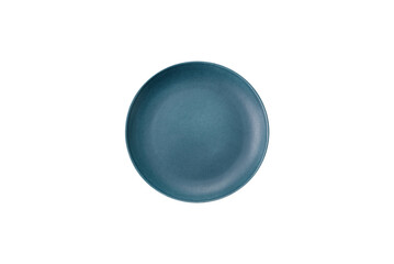 Empty round ceramic copy space plate with gingerbread cookies and Christmas elements