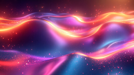 Obraz premium Abstract fluid or liquid colorful rounded lines transition elements on white background with space for your text