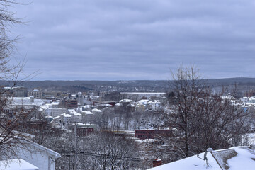 Obraz premium winter in the city