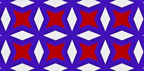 Obraz premium Abstract Geometry Blue White Green Red Background Wallpaper 