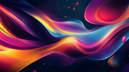 Obraz premium Abstract lorem ipsum background with swirling colors and dynamic shapes