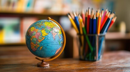 A school report card comparing student performance to global education standards, with a focus on areas for improvement.