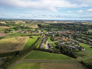 Naklejka premium A picturesque village in Denmark near the town of Kolding.