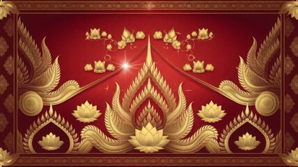Fototapeta premium thai style art