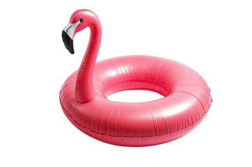 Bright pink flamingo pool float adds fun to summer days by the water, perfect for relaxation and playful afternoons by the poolside