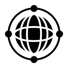 Global simple icons vector illustration