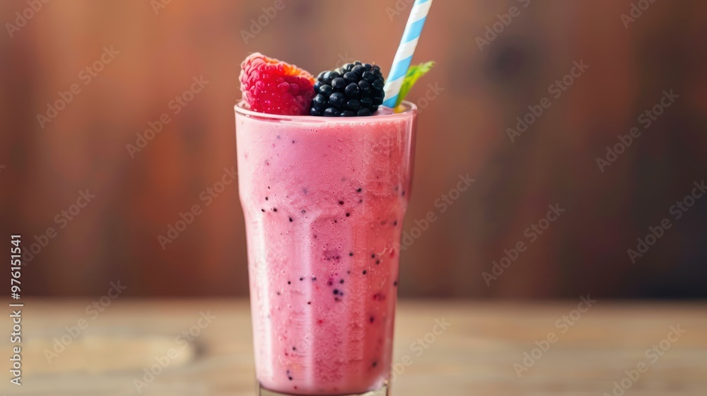 Poster Delicious Berry Smoothie