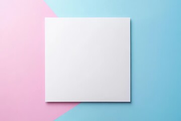 A blank canvas on a pastel backdrop, perfect for creative projects, design, and artistic expressions with a minimalistic feel.