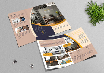 Interior Trifold Brochure Layout