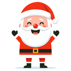 Cartoon vector Santa Claus Christmas cartoon character
