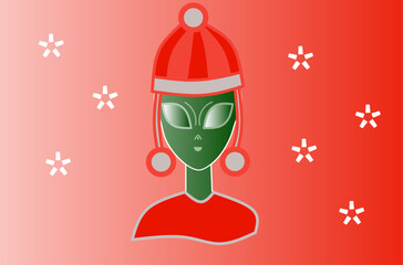 Aliens. alien vector design. illustration alien. aliens cartoon