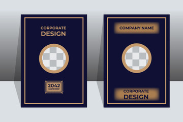 Vector modern book cover design and Company annual report