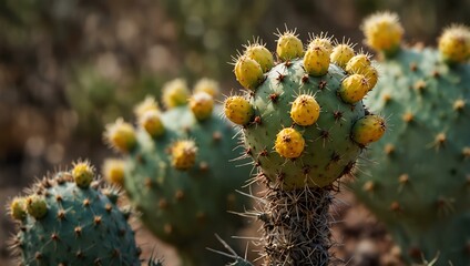 Prickly pear cactus.