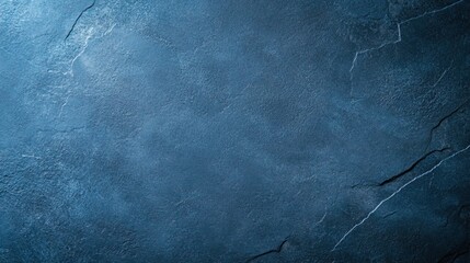 Fototapeta premium A textured blue surface featuring subtle cracks and variations, ideal for backgrounds in design and artistic projects.