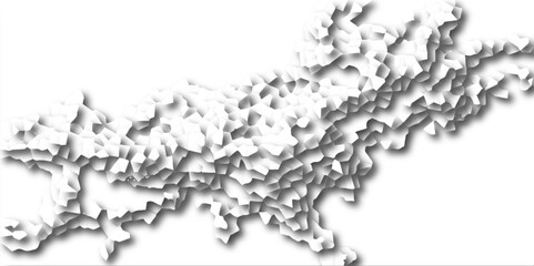  Abstract seamless pattern with 3d shapes vector backdrop. White stained broken glass background design. white stained glass window art background.  Quartz cream white Broken Stained Glass.3d shapes.