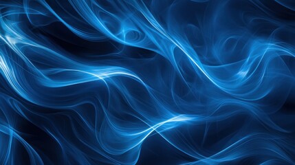 Fototapeta premium Abstract Blue Smoke