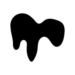 abstract blobs black for background