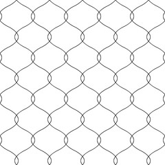 Naklejka premium A geometric pattern featuring interconnected lines creating a repetitive design.