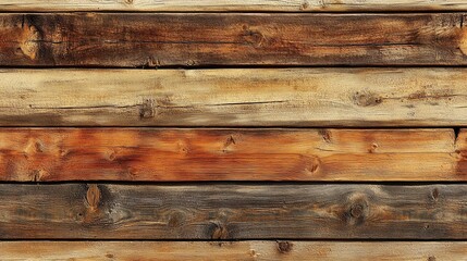 Fototapeta premium Close-up shot of rustic weathered wood planks.