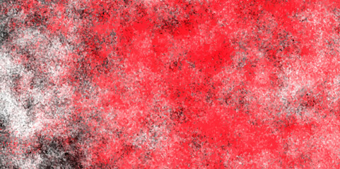 Trendy living red color texture of a concrete wall with cracks and scratches. limestone textured background. Decorative red panoramic background texture. Vintage texture of plaster or grungy marble.