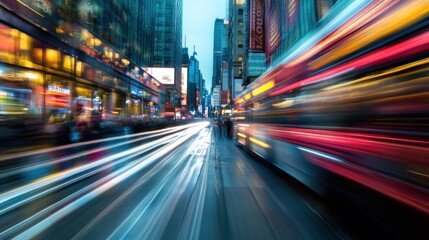 City Lights in Motion