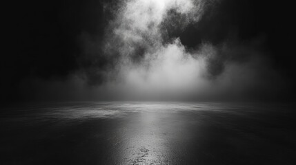 Dark Foggy Landscape