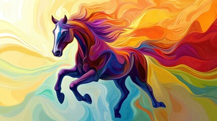 Chromatic Horse in Motion