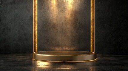 Golden Platform Stage