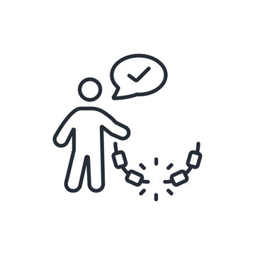 recommend clip art: freedom icon. vector.Editable stroke.linear style sign for use web design,logo.Symbol illustration.