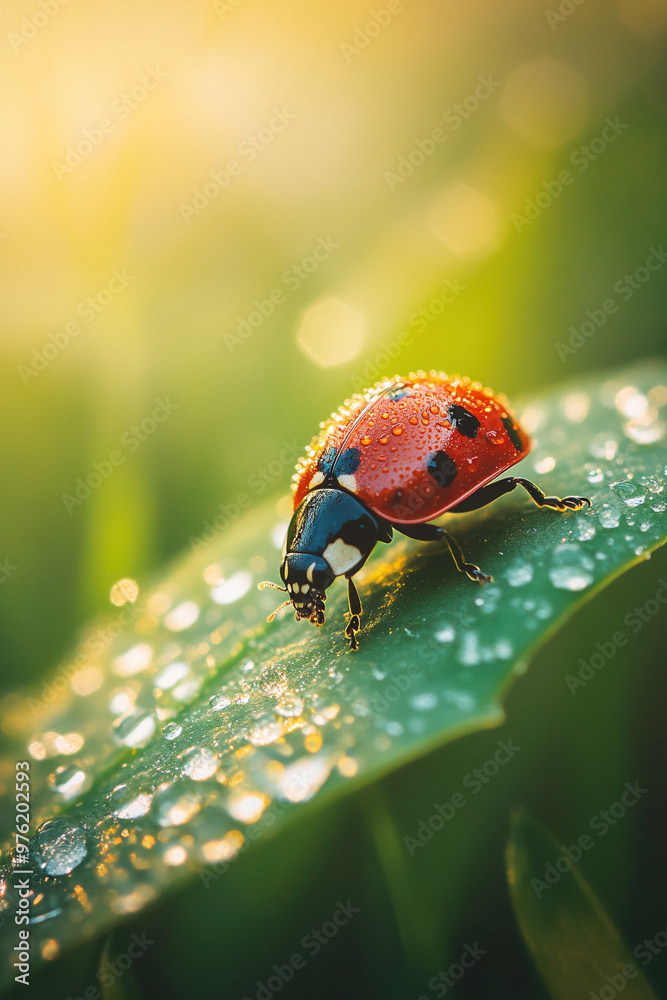 Canvas Prints Marienkäfer  Makro Fotografie