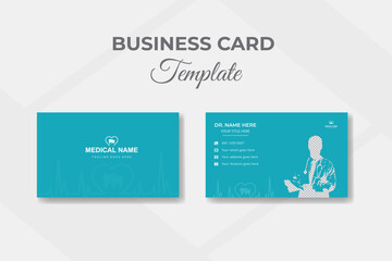 Set collection hospital doctor identity business card