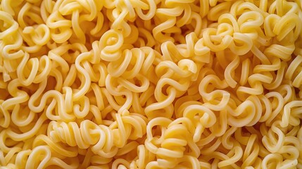 Cooked instant noodles background.