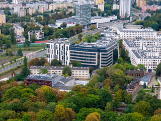 Warszawa, zabudowa miejska. Panorama miasta © hunter76
