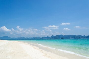tropical beach and sea landscape