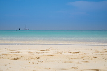 tropical beach and sea landscape