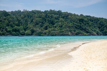 tropical beach and sea landscape