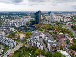 Warszawa, zabudowa miejska. Panorama miasta © hunter76