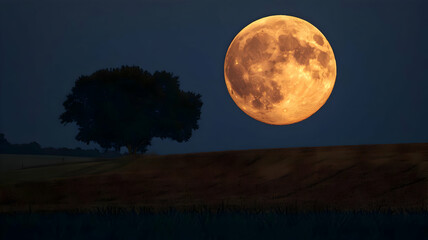 Photograph of Harvest Moon 