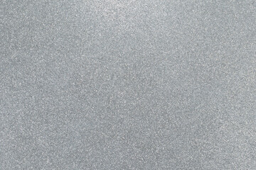 White glitter and grainy texture. Rough texture effect with sparkles. Made by photography
