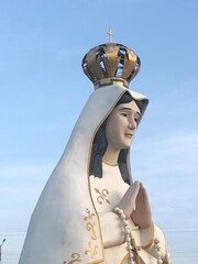 Religious monument to lady Virgen del Valle, Carupano, patroness of the island and the fishermen