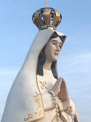 Religious monument to lady Virgen del Valle, Carupano, patroness of the island and the fishermen