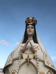 Religious monument to lady Virgen del Valle, Carupano, patroness of the island and the fishermen