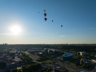 Balloons over Vilnius
