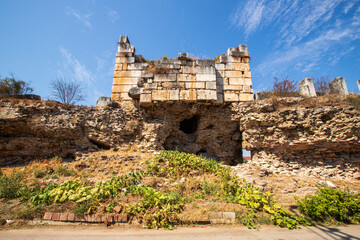 Istanbul gate with archaeological value in Iznik, Turkey.