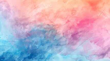 Obraz premium Abstract pastel color watercolor for background