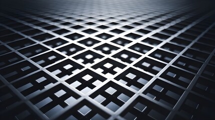 Abstract Metal Grid Pattern  Geometric Background  Industrial Design  Modern Architecture